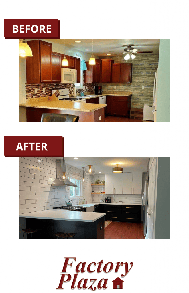 Before and After Kitchen Remodeling 1 Kitchen Cabinets & Countertops Manufacturer